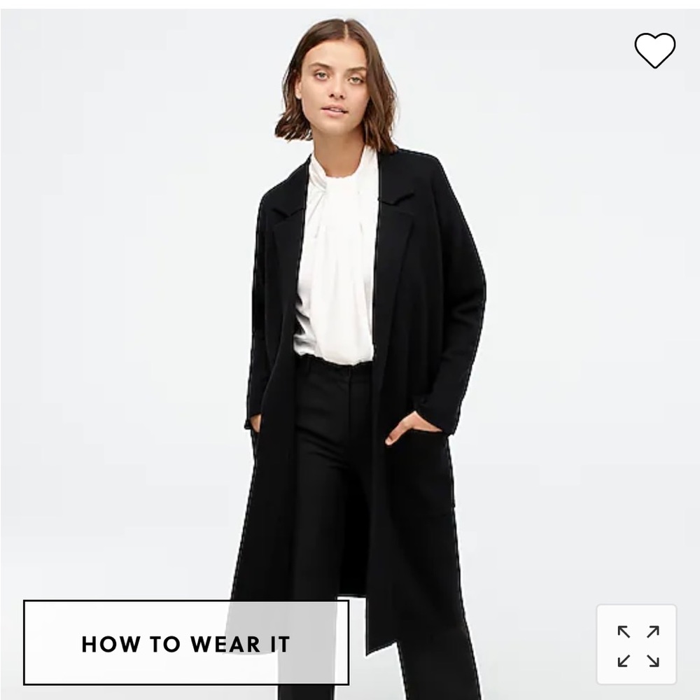 J Crew Ella Oversized long Cardigan